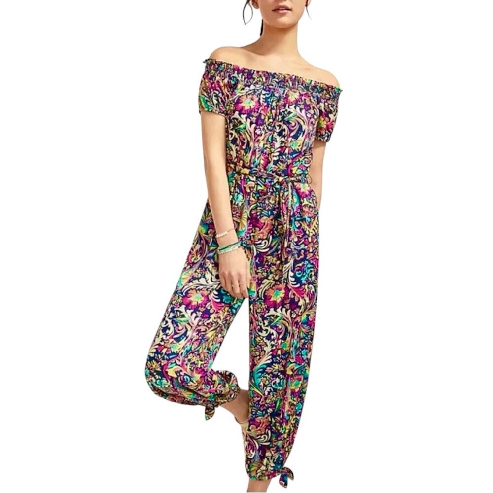 Anthropologie Wide Leg Jumpsuit